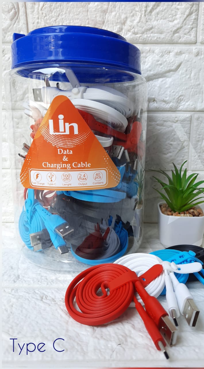 KABEL DATA LIN FLAT / GEPENG TYPE C